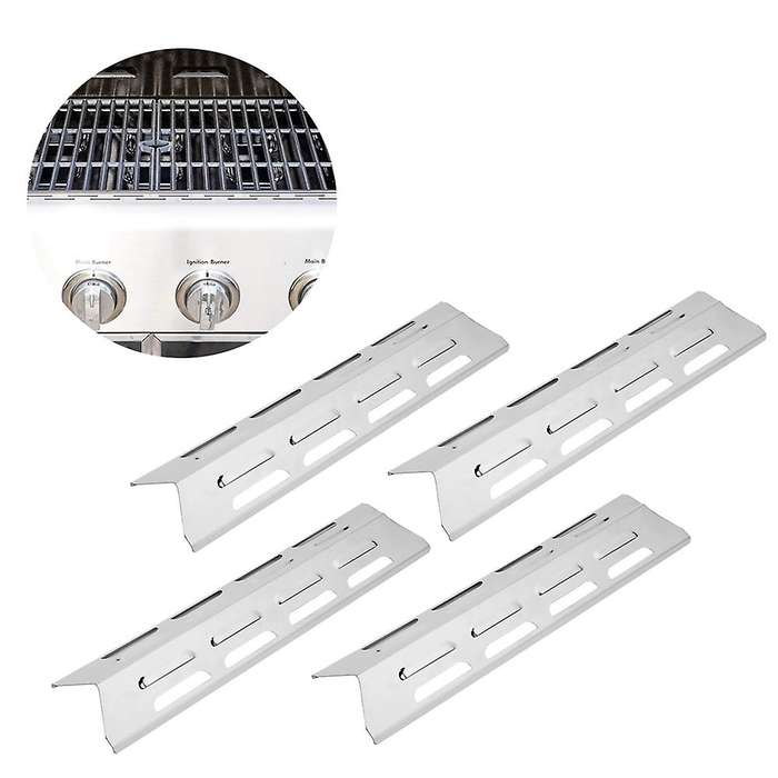 Stainless Steel Barbecue Gas Grill Oven Heat Plate Heat Tents Deflector Burners Cover Accessory Camp