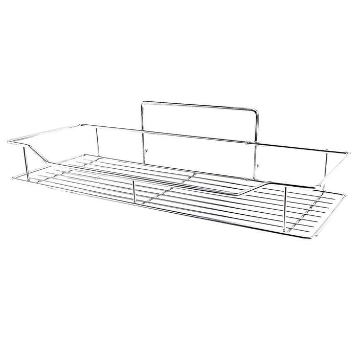 Stainless Steel Bathroom Storage Shelf Punch-Free Kitchen Bathroom Toilet Wall Hanging Storage Rack