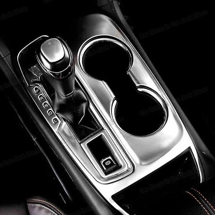 Stainless Steel Car Gear Panel Cup Frame Trims for 2017 2018 2019 2020 Accessories Parts Auto