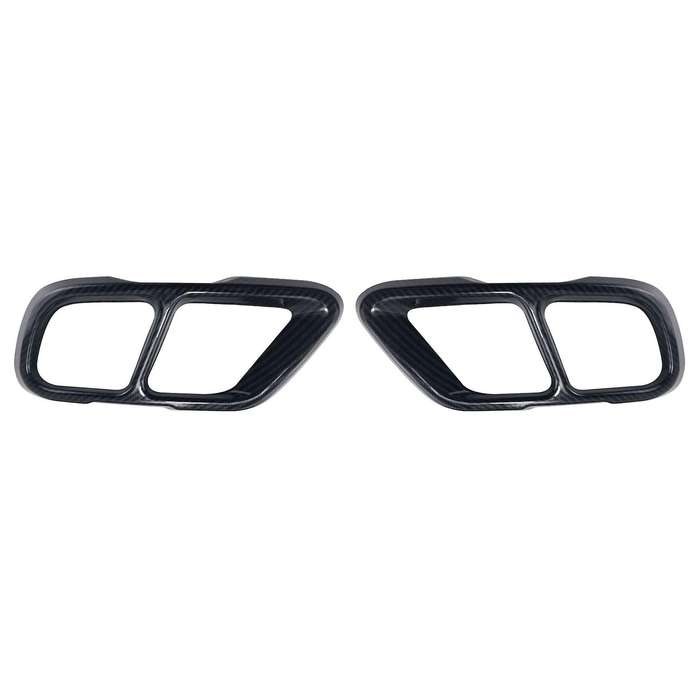 Stainless Steel Car Rear Exhaust Muffler Pipe Cover Trim Tail Throat Frame for X5 G05 X7 2019 2020,
