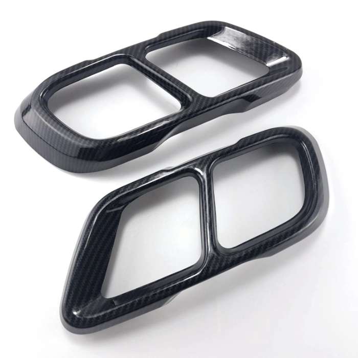 Stainless Steel Car Rear Exhaust Muffler Pipe Cover Trim Tail Throat Frame for X5 G05 X7 2019 2020,