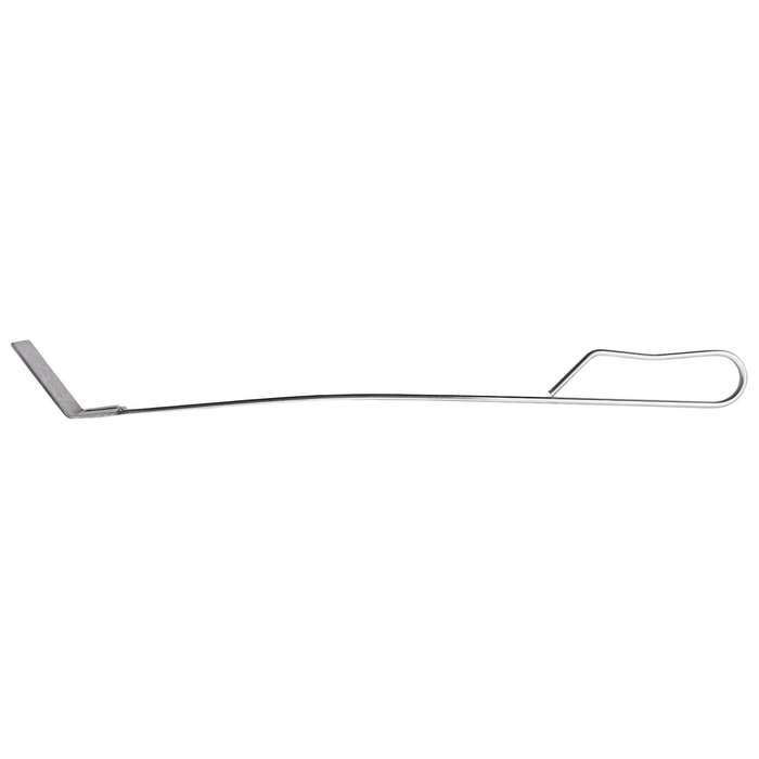 Stainless Steel Charcoal Ash Rake Bbq Ash Tool Rake Poker for Charcoal Smoker Wood Burning Stove Si