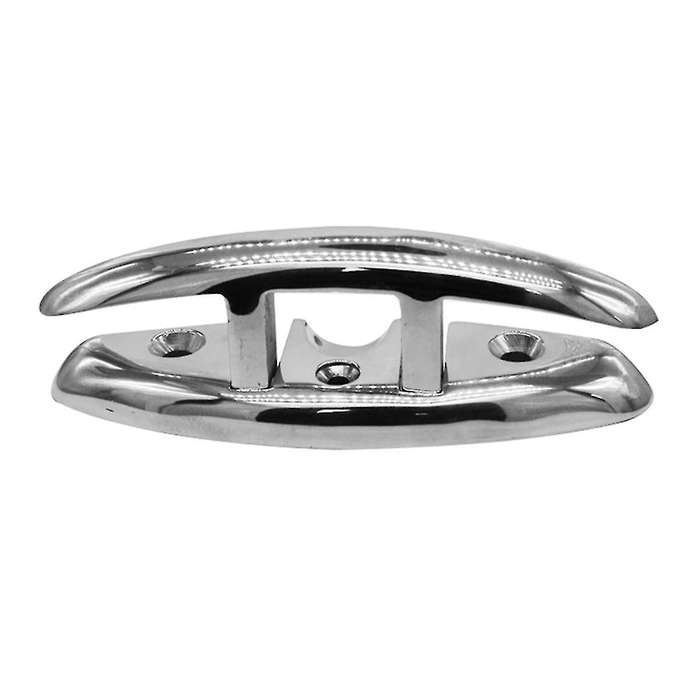 Stainless Steel Cleat Foldable Boat Cleats Folding Deck Mooring Cleat Flush Mount Cleat,4pcs,6inch