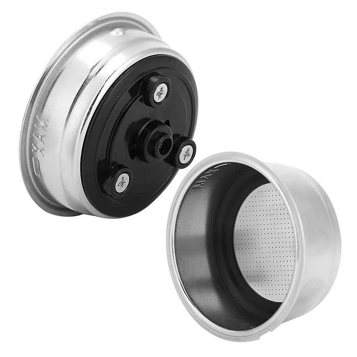 Stainless Steel Coffee Filter Basket 51mm Coffee Portafilter Basket Detachable Espresso Machine Port