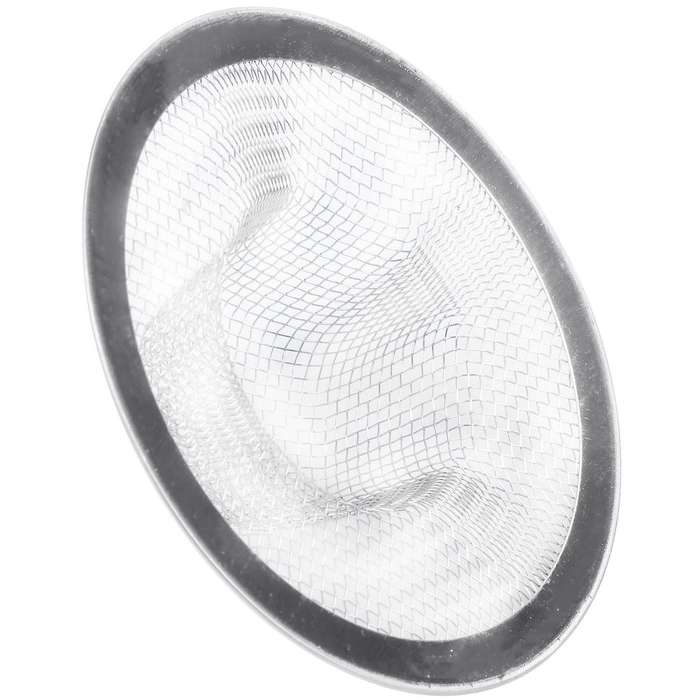 Stainless Steel Drainer Basin Filter Mesh Sink Strainer 3.5 Inch Top Diameter