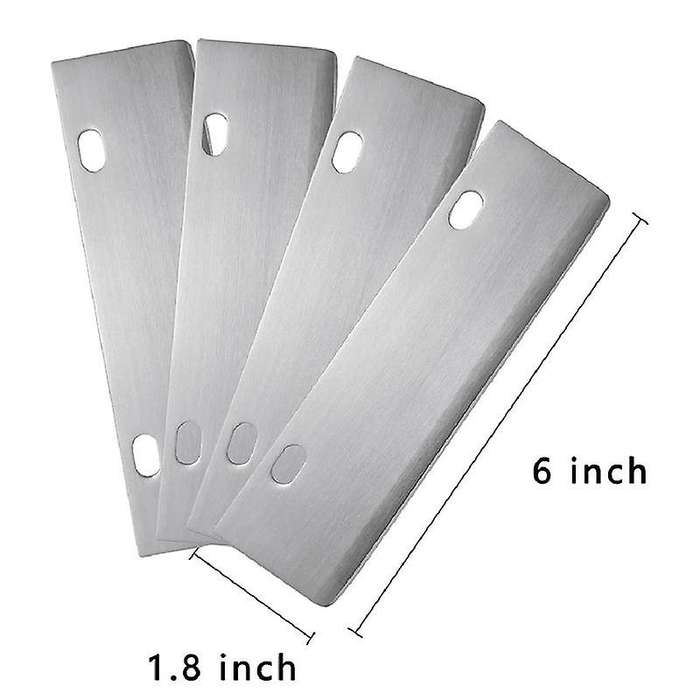 Stainless Steel Food Scraper Barbecue Grill Griddle Cleaning Kit Combined Abrasive Anti Grease Scour