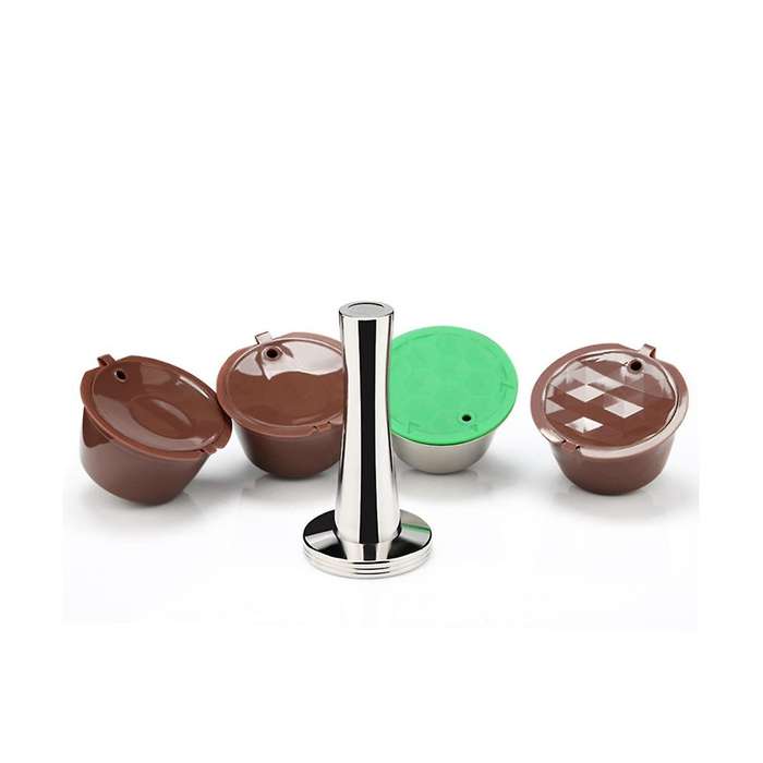 Stainless Steel Ground Coffee for Reusable Compatible with Coffee Pods