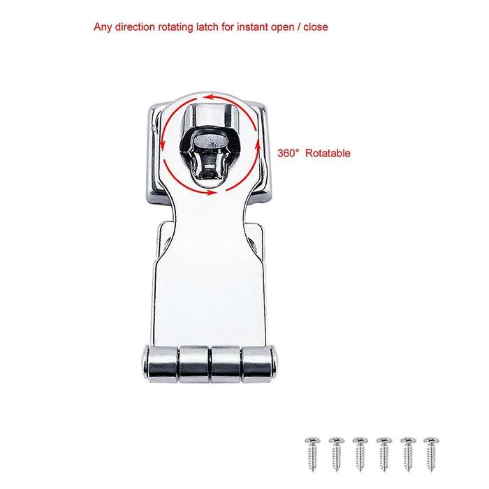 Stainless Steel Marine Boat Deck Locker Hatch Latch Fastener,Swivel Door Clasp, Boat Accessories