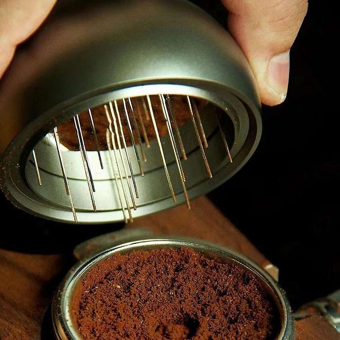 Stainless Steel Needle Coffee Tamper Coffee Tamper Distributor Leveler Tool Needle Type Coffee Powde