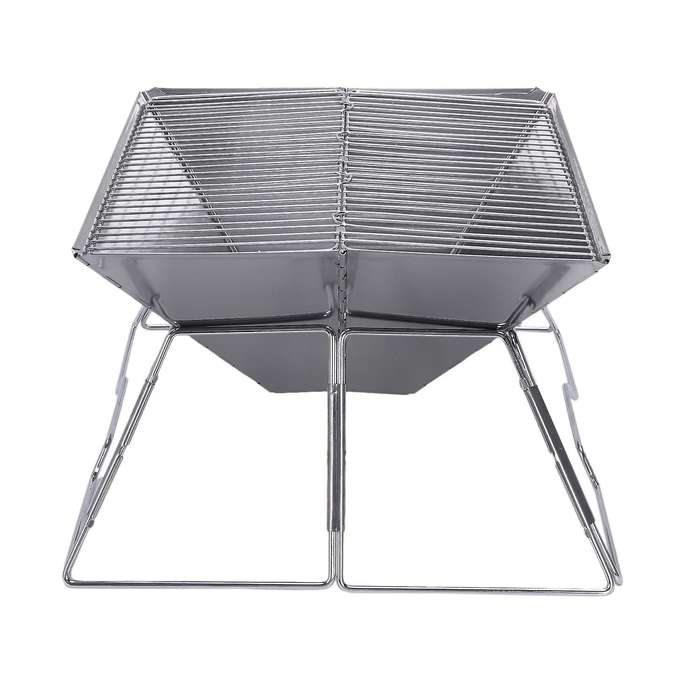 Stainless Steel Outdoor Charcoal Bbq Grill Rack Folding Bbq Barbecue Accessories Portable Home Kitch