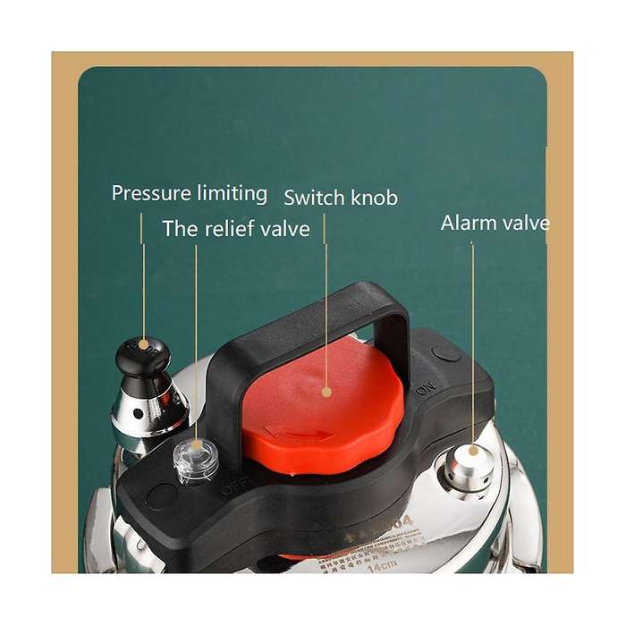 Stainless Steel Outdoor Camping Portable Pressure Cooker Household Mini Pressure Cooker 5-minute Qu