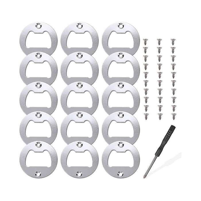 Stainless Steel Opener Inserts Hardware, Metal Insert Parts Kit for Opener Resin Casting Moulds,for