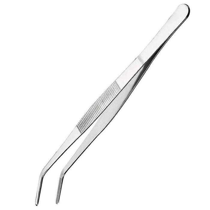 Stainless Steel Precision Kitchen Culinary Tweezer Tongs Long Tweezers Metal Tongs Chef Tweezers