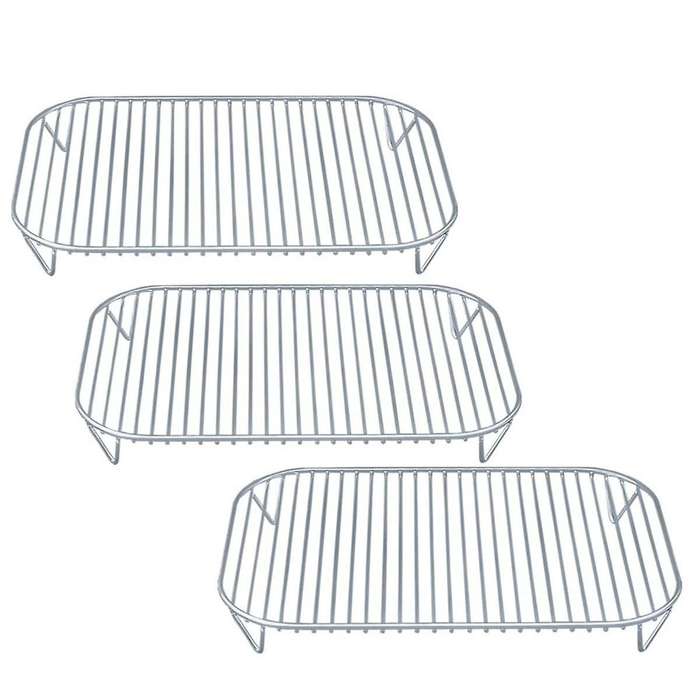 Stainless Steel Rack Set for Ninja Woodfire Outdoor Grill and Smoker