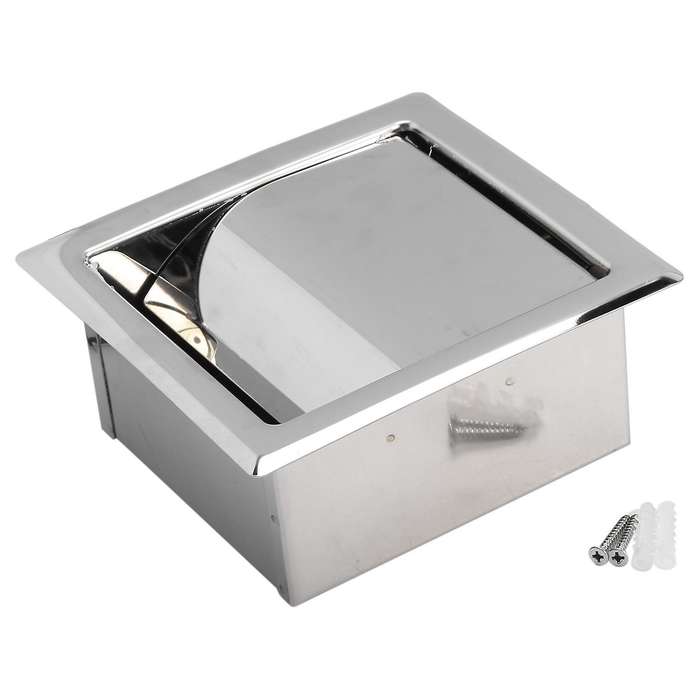 Stainless Steel Recessed Toilet Paper Holder Wall Toilet Paper Holder,Modern Style Toilet Paper Hol