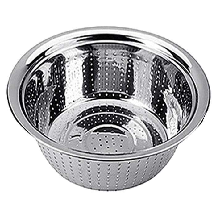 Stainless Steel Rice Sieve Filter, Fruit and Vegetable Drain Bowl Filter