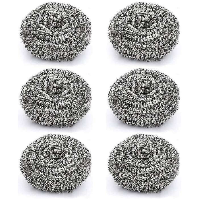 Stainless Steel Round Multi- Scrubber Stainless Steel Scrubber Used to Clean Kitchen Utensils and Ba