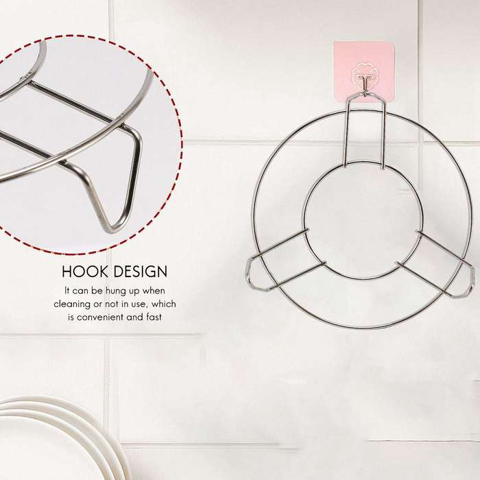 Stainless Steel Round Steamer Steam Rack Kitchen Cooking 6 Inch Dia