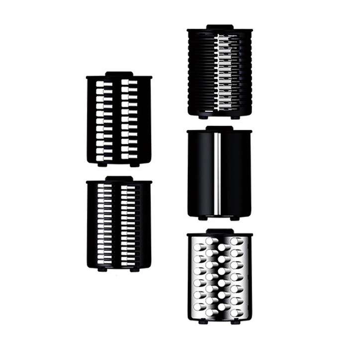 Stainless Steel Slicer/shredder Attachment for Stand Mixer with 5 Blade Vegetable Slicer, Salad Mak