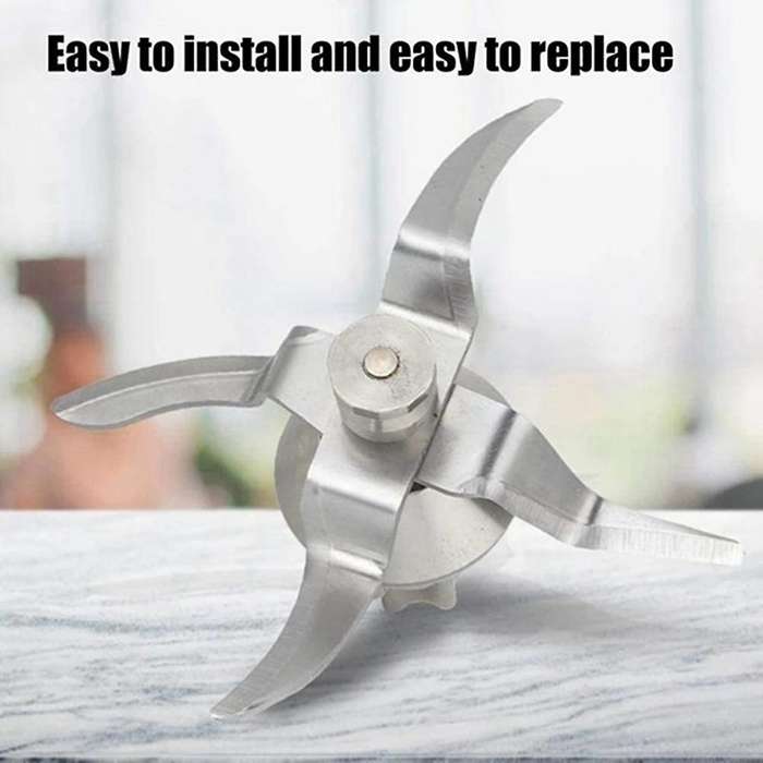 Stainless Steel Stirrer Blade Replacement Parts Accessories, with Butterfly Bar for TM31