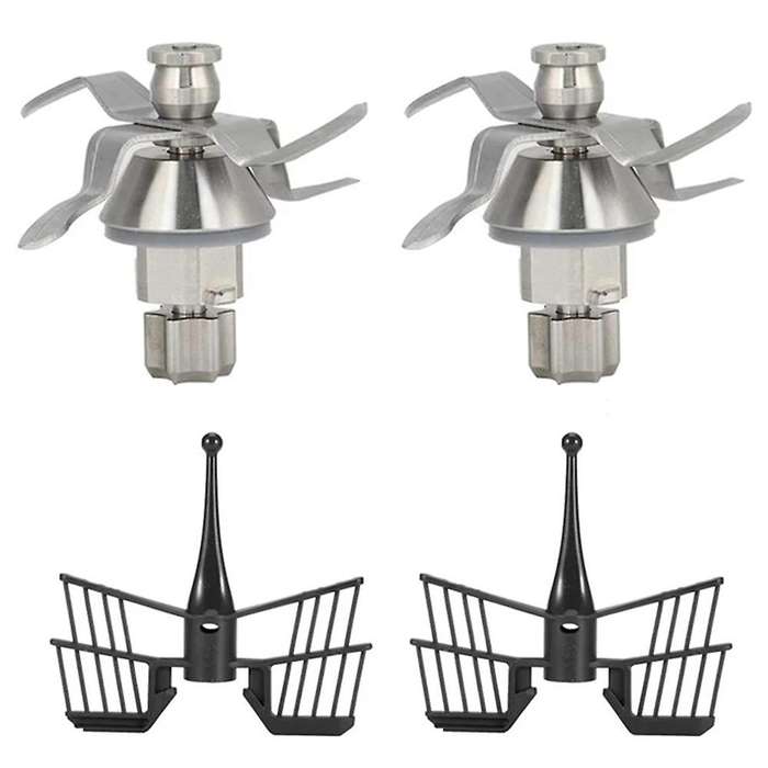Stainless Steel Stirrer Blade Replacement Parts Accessories, with Butterfly Bar for TM31