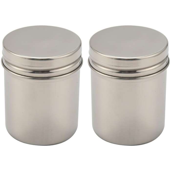 Stainless Steel Storage Tank, Coffee Beans and Tea Sealed Cans, with Lid, for Kitchen Dry Food, Her