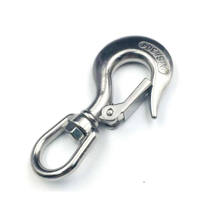 Stainless Steel Swivel Shackle Release Boat Anchor Chain Eye Shackle Swivel Snap Hook for Marine Arc