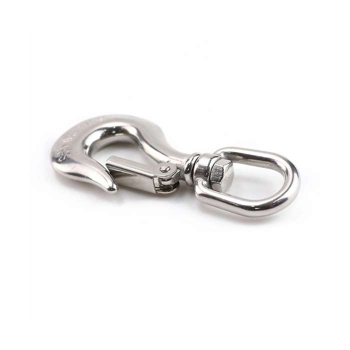 Stainless Steel Swivel Shackle Release Boat Anchor Chain Eye Shackle Swivel Snap Hook for Marine Arc