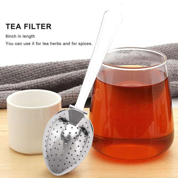 Stainless Steel Tea Infuser Strainer Loose Leaf Filter Spice NEW!