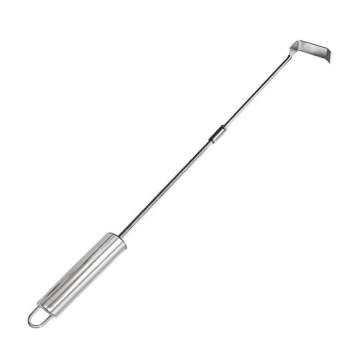 Stainless Steel Wood-Fired Oven Ash Cleaning Rake Barbecue Ash Cleaning Tool is Suitable for Charcoa