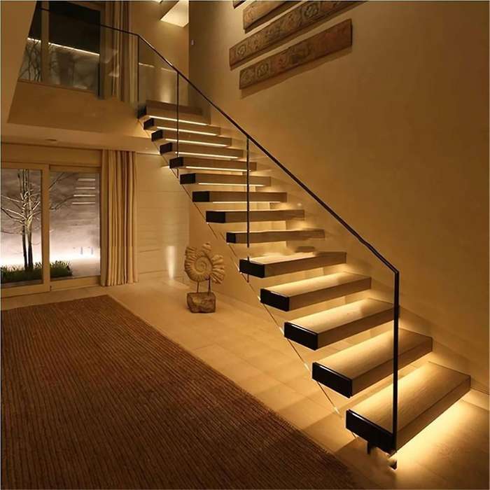 Stair LED Motion Sensor Controller 32 Channel Dimming Indoor Night Lighting 12V/24V LED Tape Step St