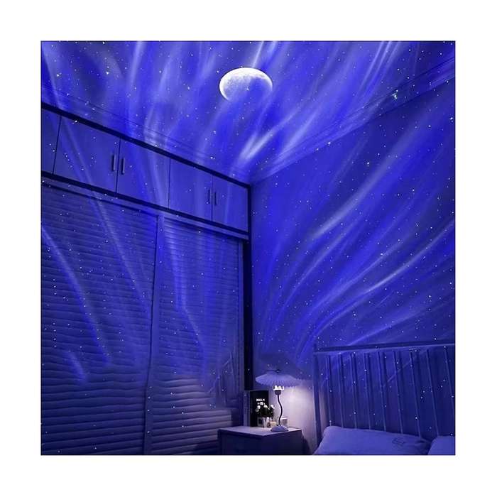 Star Projector Light Decor Adjustable Night Light Projector Northern Lights White Noise Timer for Ba