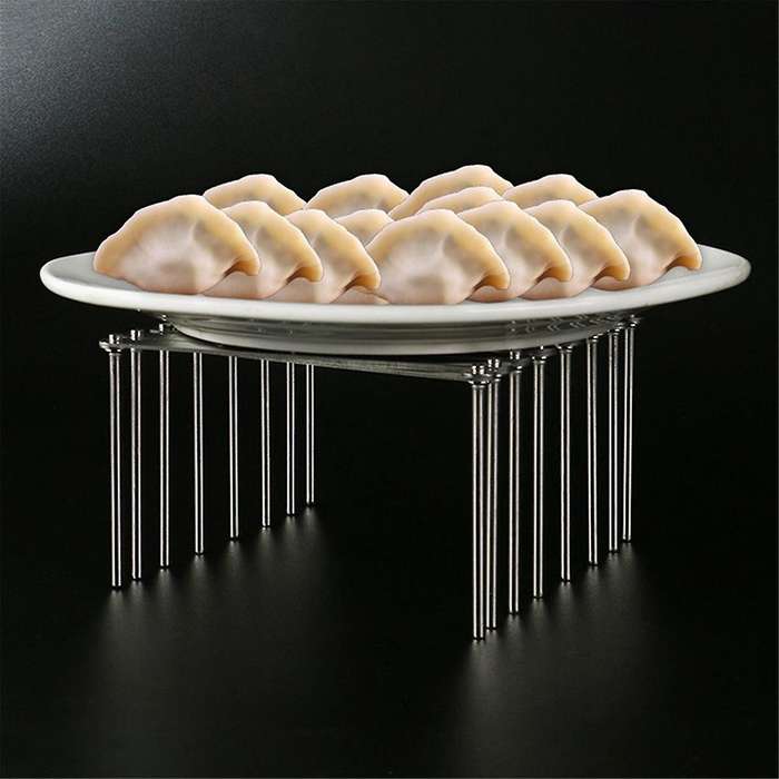 Steaming Rack Adjustable Dish Drying Racks Draining Board Kitchenware Pot Holder Rack Hanging Outdoo