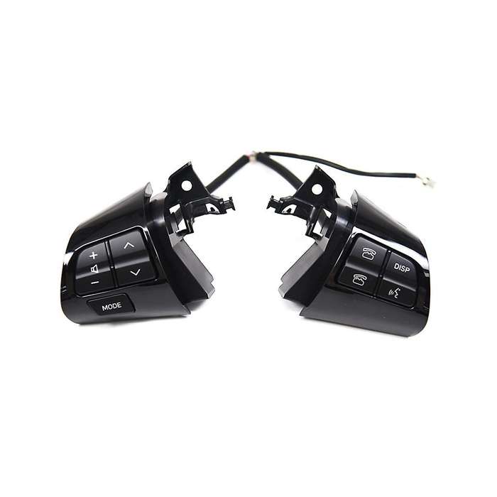Steering Wheel Audio Control Button Switch 84250-02230 for / Wish / Altis 2010-2013 Bright Black