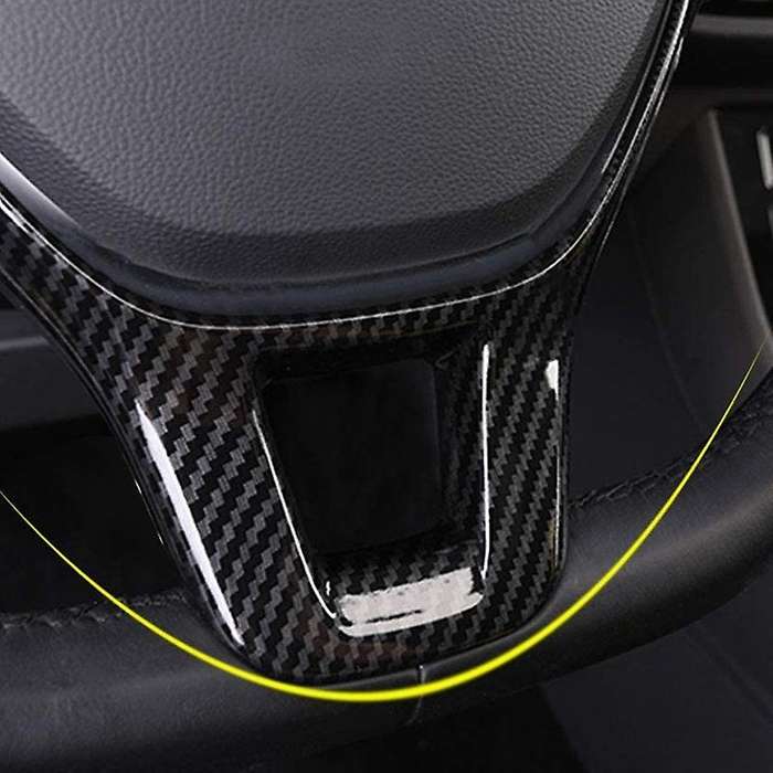 Steering Wheel Cover Frame Trim for 2020-2015 Golf Sportwagen Alltrack Interior Accessories