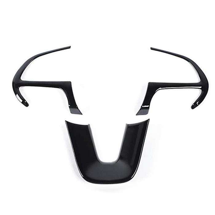 Steering Wheel Cover Interior Trim for Charger 2015-2020 Durango Grand SRT8 2014-2020, Black