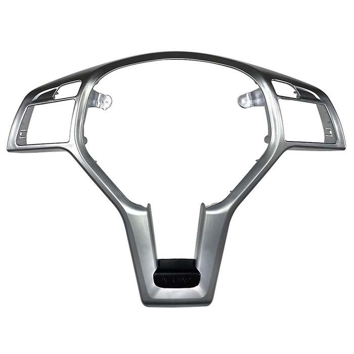 Steering Wheel Frame Cover Trim for C E Gla Cla Class W176 W246 W204 W212 Silver & Black