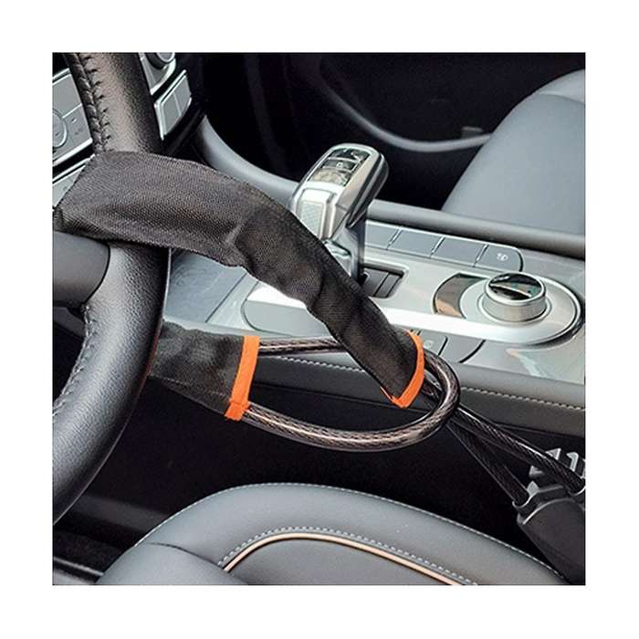 Steering Wheel Lock Safety Belt Lock Anti-theft Device Steering Wheel Locks for Car Suv Cart Vehicl
