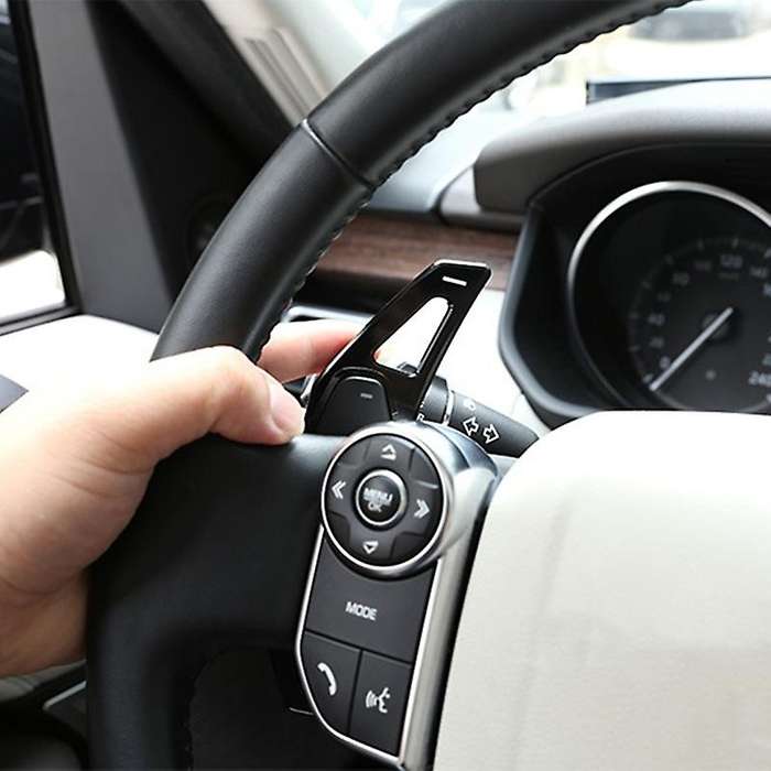 Steering Wheel Shift Paddles Extensions for Sport Velar for XF/XJ F-PACE Black