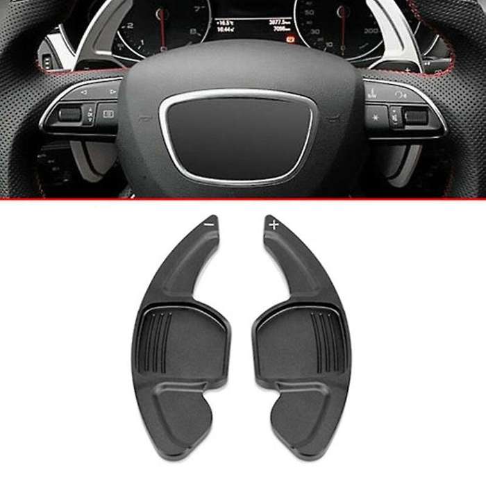 Steering Wheel Shift Paddle Blade Aluminum Extension Shifter for- A3 S3 A4 S4 B8 A5 S5 A6 S6 A8 R8 Q