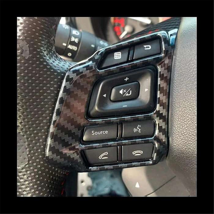 Steering Wheel Trims Steering Wheel Sequins Trim Frame Accessories for 2014-2021