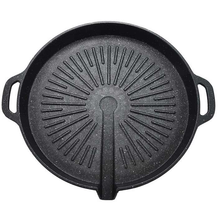 Stone Baking Tray Korean Household Induction Cooker Gas Universal Barbecue Pot Square Baking Tray