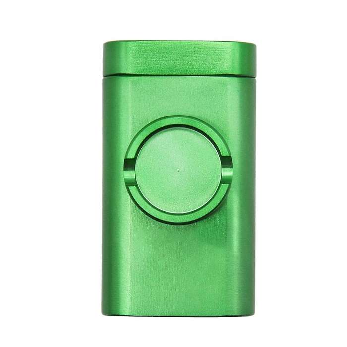 Storage Case with Mini Grinder All-In-One, Portable Storage Box Grinder for Travel