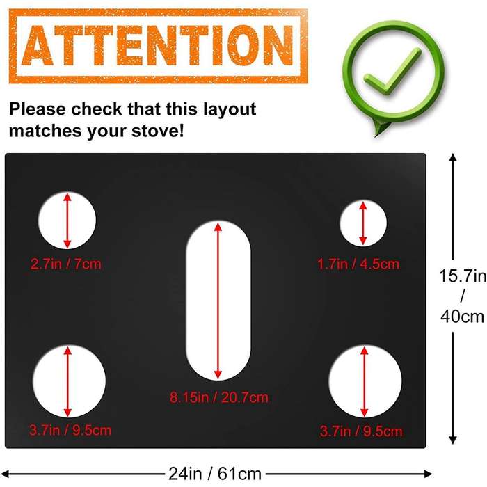 Stove Cover, Stove Top Protectors for Gas Range Reusable Gas Stove Burner Covers, for Gas Stove