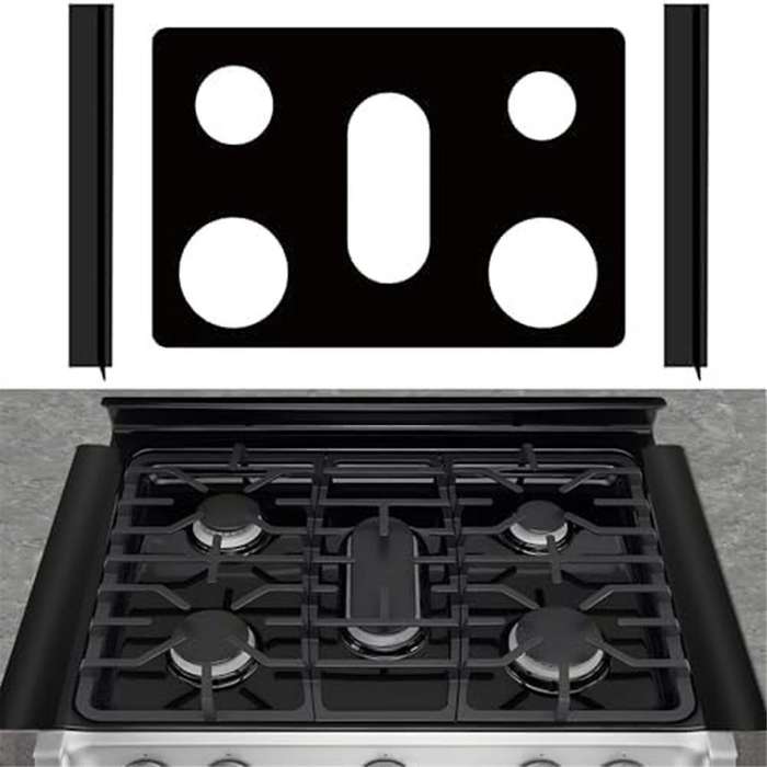 Stove Burner Covers - Reusable Stove Cover for Lgldg4315 Lrg4115 Lrg4113 Ldg4313 - Non-stick Washabl