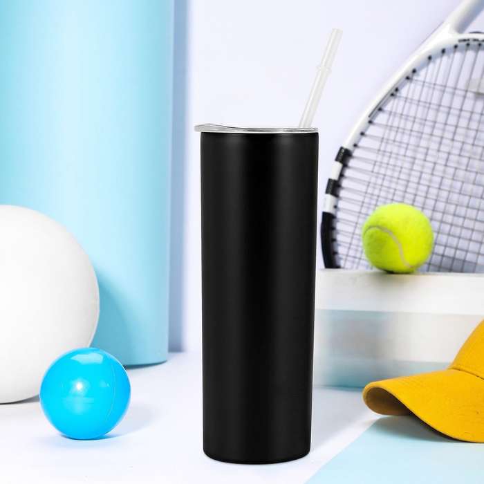 Straw Cup Bingba Cup Portable Car Water Cup 20oz Straight Body Cup Beer Cup Straw Water Cup 2pack