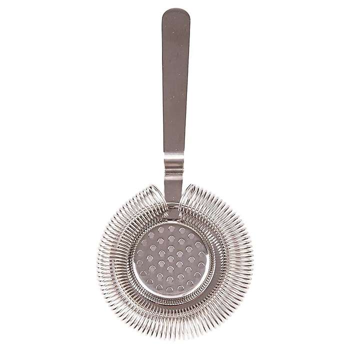 Strainer Stainless Steel Bar Strainer Fits All Shakers High Quality Bar Accessories Silver