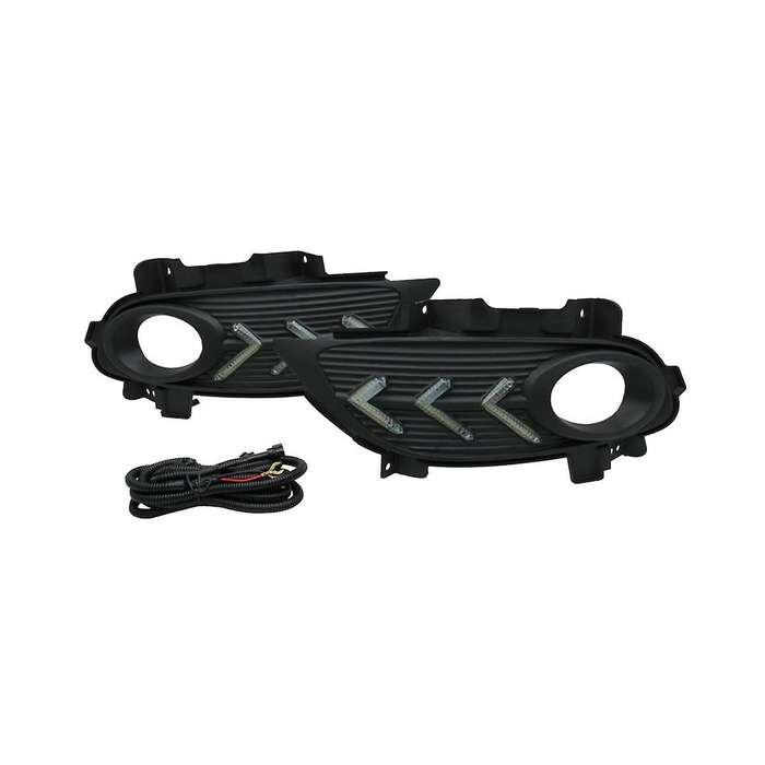 Streamer Turn Signal Daytime Running Lights Fog Lights for Dongfeng Scenery 580 16-18