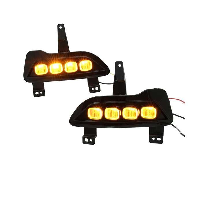 Streamer Turn Signal Tricolor Light Daytime Running Lights Car Accessories