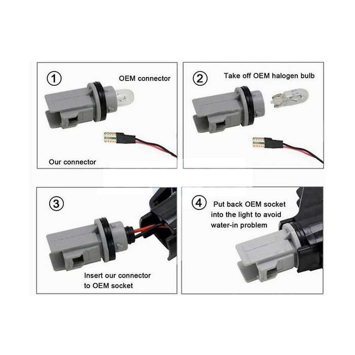 Streaming Side Lamp LED Indicator Signal Lamp Car for 3 Series E36 5 Series E34 7 Series E32